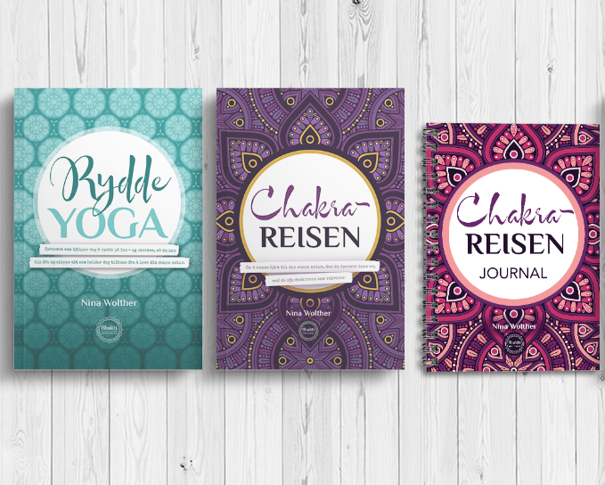 Chakra-reisen bok+Journal og Rydde Yoga bok